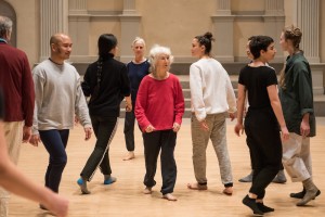 Simone Forti's Body Mind World workshop, December 14-15, 2016. Photo: Ian Douglas.