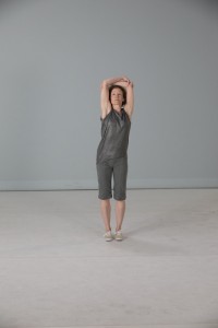Emily Coates in SlowDancing/TrioA. Photo by Mark Kornbluth.