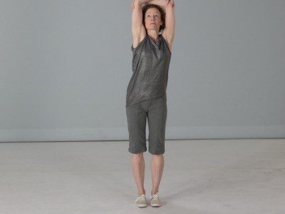 Emily Coates in SlowDancing/TrioA. Photo by Mark Kornbluth.